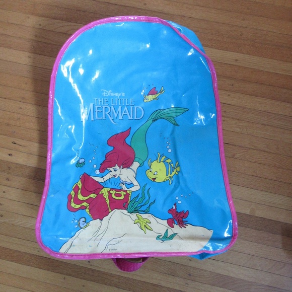 Disney Other - Vtg. Disney Little Mermaid Backpack